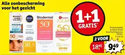 Kruidvat Alle zonbescherming voor het gezicht aanbieding
