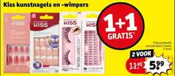 Kruidvat Kiss kunstnagels en wimpers aanbieding
