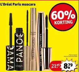 Kruidvat L'Oréal Paris mascara aanbieding