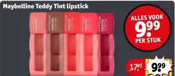 Kruidvat Maybelline Teddy Tint lipstick aanbieding