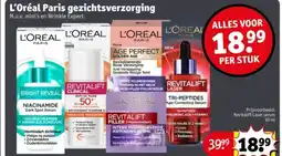 Kruidvat L'Oréal Paris gezichtsverzorging aanbieding