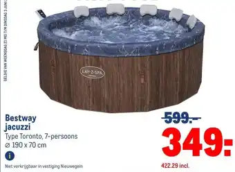 Makro Bestway jacuzzi aanbieding