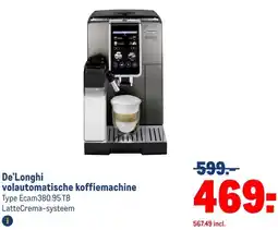 Makro De'Longhi volautomatische koffiemachine aanbieding