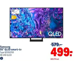 Makro Samsung 55 QLED smart-tv aanbieding