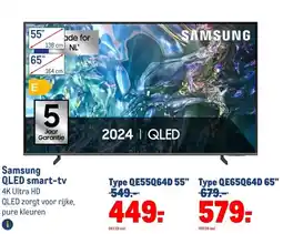 Makro Samsung QLED smart-tv aanbieding