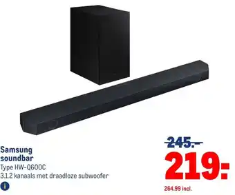 Makro Samsung soundbar aanbieding