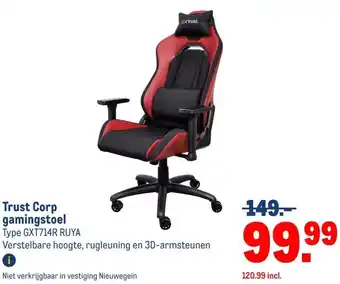 Makro Trust Corp gamingstoel aanbieding