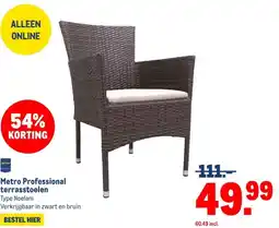 Makro Metro Professional terrasstoelen aanbieding