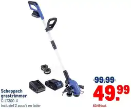 Makro Scheppach grastrimmer aanbieding