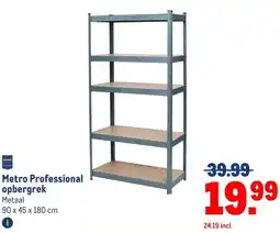Makro Metro Professional opbergrek aanbieding
