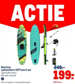 Makro Bestway opblaasbare SUP board set aanbieding