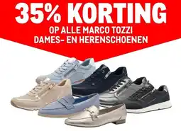 Makro OP ALLE MARCO TOZZI DAMES- EN HERENSCHOENEN aanbieding