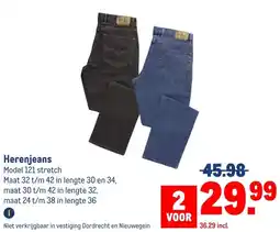 Makro Herenjeans aanbieding