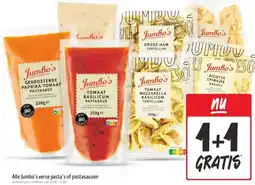 Jumbo Alle Jumbo's verse pasta's of pastasauzen aanbieding