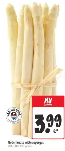 Jumbo Nederlandse witte asperges aanbieding