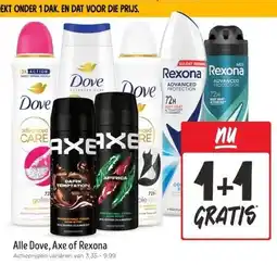 Jumbo Alle Dove, Axe of Rexona aanbieding