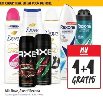 Jumbo Alle Dove, Axe of Rexona aanbieding