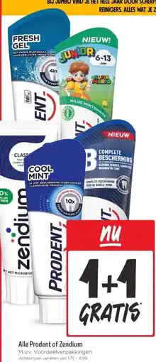 Jumbo Alle Prodent of Zendium aanbieding