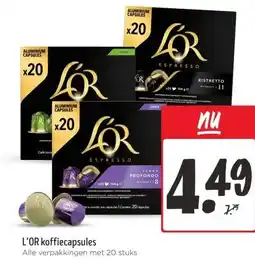 Jumbo L'OR koffiecapsules aanbieding