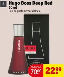 Kruidvat Hugo Boss Deep Red aanbieding