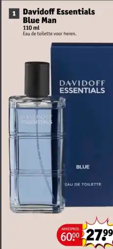 Kruidvat Davidoff Essentials Blue Man aanbieding