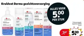 Kruidvat Kruidvat Derma gezichtsverzorging aanbieding