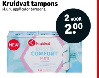 Kruidvat Kruidvat tampons aanbieding