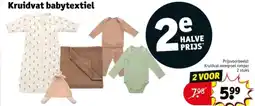 Kruidvat Kruidvat babytextiel aanbieding