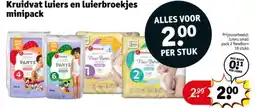 Kruidvat Kruidvat luiers en luierbroekjes minipack aanbieding