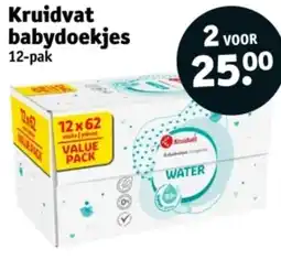 Kruidvat Kruidvat babydoekjes aanbieding