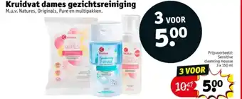 Kruidvat Kruidvat dames gezichtsreiniging aanbieding