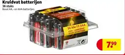 Kruidvat Kruidvat batterijen aanbieding