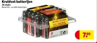 Kruidvat Kruidvat batterijen aanbieding