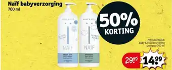 Kruidvat Naïf babyverzorging aanbieding