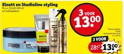 Kruidvat Elnett en Studioline styling aanbieding