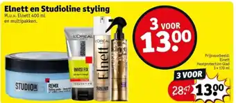 Kruidvat Elnett en Studioline styling aanbieding