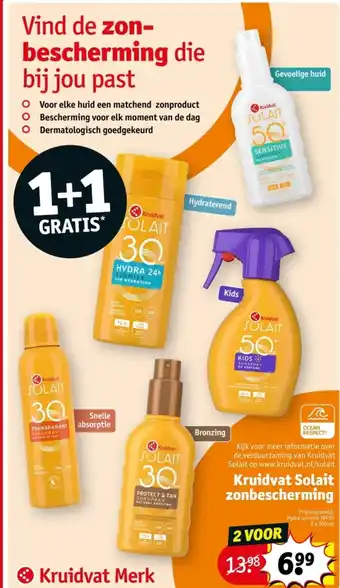 Kruidvat Kruidvat Solait zonbescherming aanbieding