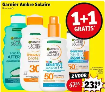 Kruidvat Garnier Ambre Solaire aanbieding