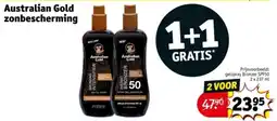 Kruidvat Australian Gold zonbescherming aanbieding