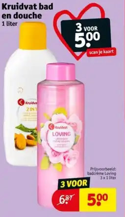 Kruidvat Kruidvat bad en douche aanbieding