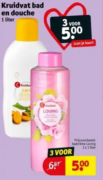 Kruidvat Kruidvat bad en douche aanbieding