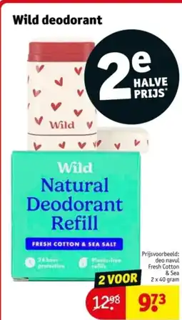 Kruidvat Wild deodorant aanbieding