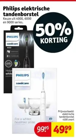 Kruidvat Philips elektrische tandenborstel aanbieding