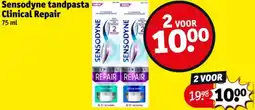 Kruidvat Sensodyne tandpasta Clinical Repair aanbieding