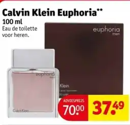 Kruidvat Calvin Klein Euphoria aanbieding