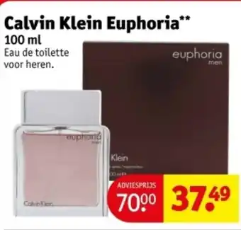 Kruidvat Calvin Klein Euphoria aanbieding