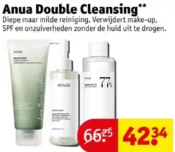 Kruidvat Anua Double Cleansing aanbieding