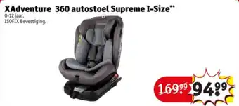 Kruidvat XAdventure 360 autostoel Supreme I-Size aanbieding