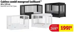 Kruidvat Cabino combi meegroei ledikant aanbieding