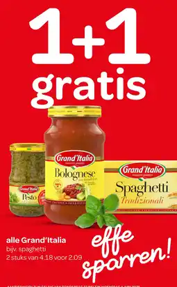 Spar alle Grand'Italia aanbieding